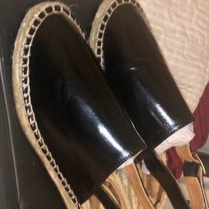 Black espadrille size 37